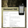 thumbnail image 2 of Garmin Montana 750i Rugged GPS Touchscreen Navigator with inReach Technology and 8 Megapixel Camera with Included Wearable4U Ultimate Power Pack Bundle, 2 of 9