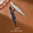 thumbnail image 6 of Sunyuer Prom Earrings Jewelry Sparkly Rhinestone Earrings for Women Long Tassel Bling Crystal Chandelier Earring Prom Dress Outfit Accessories Wedding Guest Dresses for Women, 6 of 7
