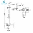 thumbnail image 2 of Soporte de mesa o escritorio para Pantalla TV Monitor de 19 A 32 Pulgadas Ele-Gate HOLD.81, 2 of 7