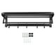 thumbnail image 1 of Toallero de aluminio para pared, plegable, para baño, color negro, 1 of 14