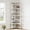 White, variant on Fnova 78.7" Tall 7-Tier Corner Bookshelf, Industrial Large Corner Bookcase Storage Display Rack with Metal Frame for Living Room Home Office
