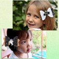 thumbnail image 3 of Paquete de 4 pinzas para el pelo con lazo de 3 "para Halloween, horquilla con lazo para niña, Boutique, lazo para el pelo de araña con purpurina para niña, pasadores para el pelo para fiesta y baile Sailing Electrónica, 3 of 5