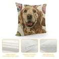 thumbnail image 4 of Happy Pillow Covers , Dog Cat Spring Home Farmhouse Holiday Colorful Decorative Throw Pillows for Home Sofa Couch Decoration, 4 of 5