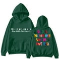 thumbnail image 2 of Clearance! Sweatshirt for Women Lady's Fall Hoodie Father Hoodie Day Hoodie God Is In Her Hoodie Gift Hoodie Oversized Sweatshirt for Women Green M, 2 of 3