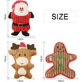thumbnail image 5 of Christmas Dog Toys Plush Interactive Dog Squeaky Toys Xmas Gift for Small Medium Large, 3 Pcs Set, 5 of 5