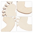 thumbnail image 3 of Shisuyan Craft Tags Unfinished Wood Embellishments 20Set 0.8x0.8in, 3 of 8