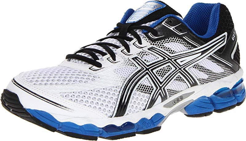 Te mejorarás compañero limpiar ASICS Men's GEL-Cumulus 15 Running Shoe, White/Black/Royal, 13 D(M) US -  Walmart.com