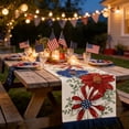thumbnail image 6 of 4th of July Decorations - Patriotic Table Runner for 250th Anniversary | Memorial Day Decorations,Fourth of July DecorParty Essentials, 6 of 7
