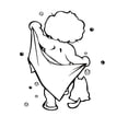 thumbnail image 1 of Less Than 5 Stickers Bathroom Boy Scrub PVC Sticker Cute Bathroom Decorative Wall Sticker, 1 of 7