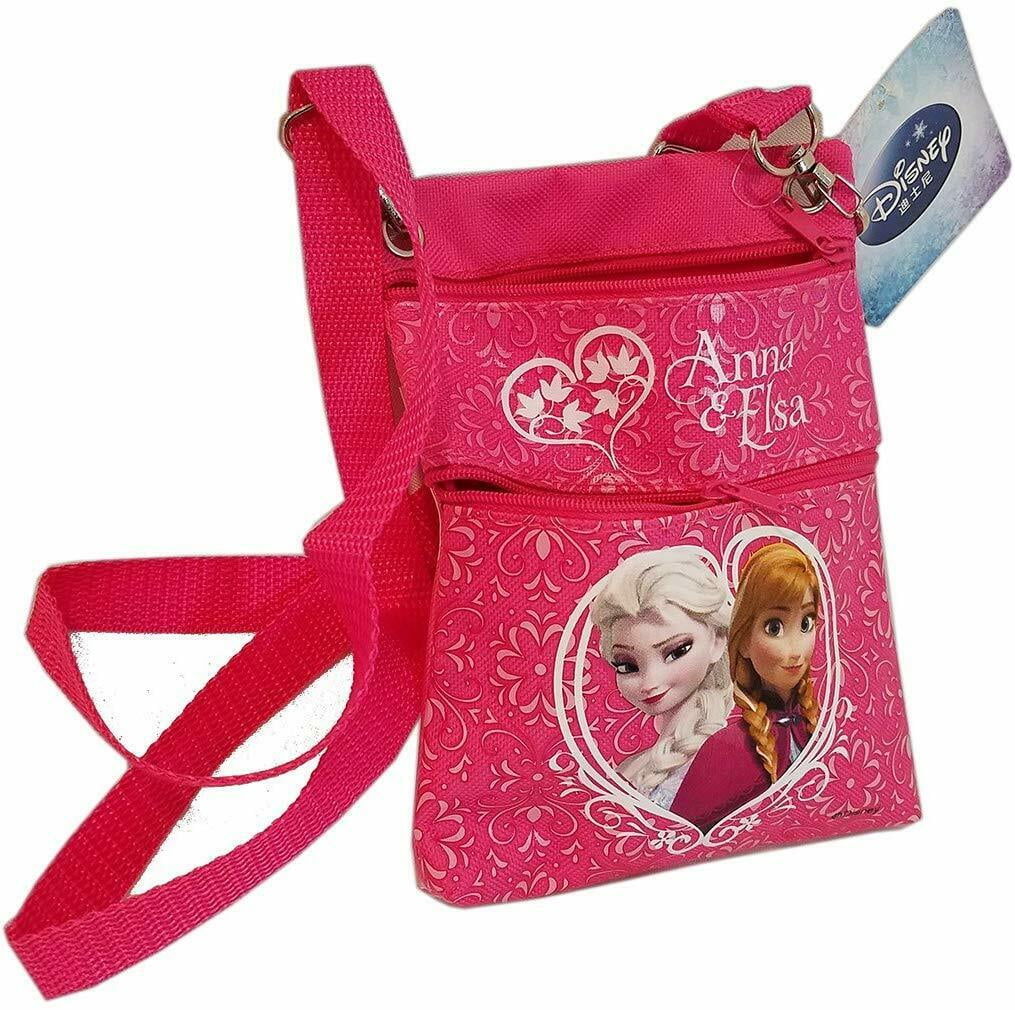 Frozen Elsa and Anna Authentic Licensed Hot Pink Trifold Wallet - Walmart .com