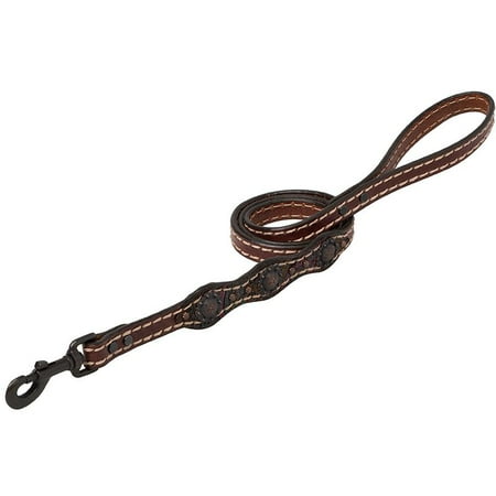 - Weaver Leather Brown Vintage Paisley Leash 3/4 x 4 Chocolate