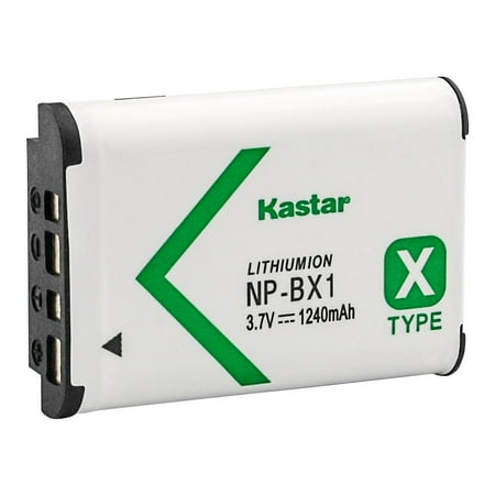Kastar 1-Pack NP-BX1 Battery Replacement for Sony HDR-CX440 HDR-GW66 HDR-GWP88 HDR-MV1 HDR-PJ240 HDR-PJ240E HDR-PJ270 HDR-PJ270E HDR-PJ405 HDR-PJ410 HDR-PJ440 Vlog Camera ZV-1 Camera