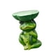 thumbnail image 3 of Estatua de rana para exteriores, de patio, asiento de animal, taburete de jardín, figura coleccionable pintada, escultura creativa, regalo para, 3 of 8