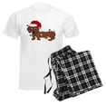 thumbnail image 6 of CafePress - Dachshund (Red) Tangled In Christmas Lights Men's - Men's Light Loose Fit Cotton Pajama Set, 6 of 7