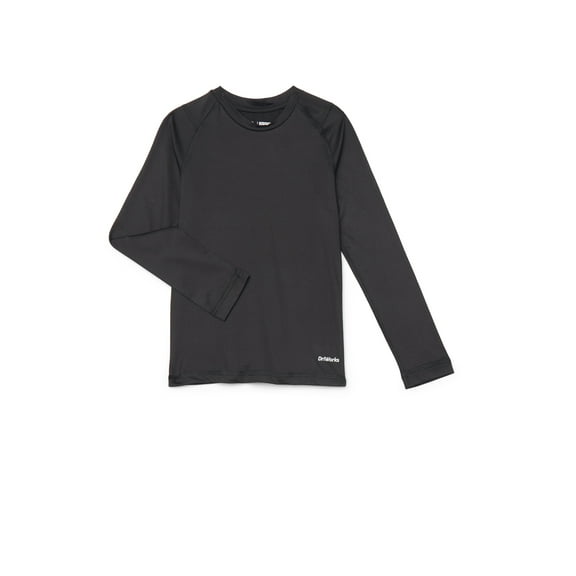 Athletic Works Boys' DriWorks Compression Top with Long Sleeves, Sizes 4-18