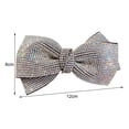 thumbnail image 6 of Eoperou Bow Hairpin Non-Slip Anti-fall Stable-fixed Strong Grip Anti-crack Shiny Rhinestone Spring Clip Hair Barrette Daily Wear Supply, 6 of 8
