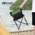 thumbnail image 6 of Camping Chair  Folding For Outdoor Lightweight Backpacking Armless Foldable Lawn Hiking Beach Sports And Picnic Green With Carry Bag, 6 of 8