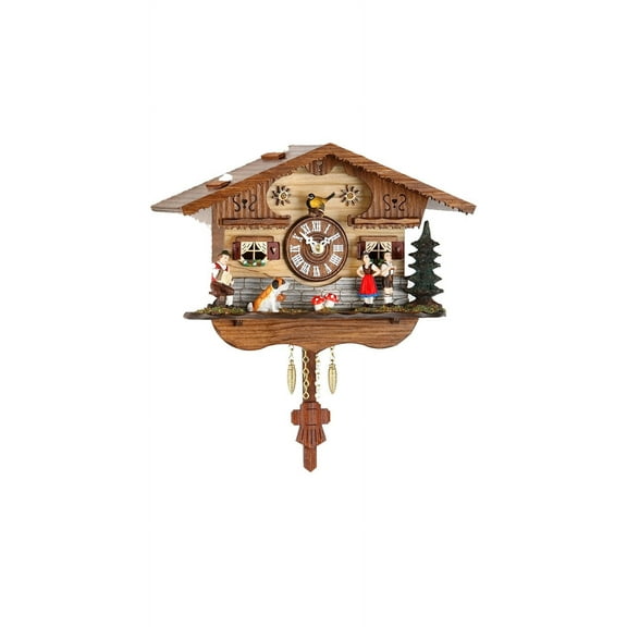 Kuckulino Black Forest Clock with quartz movement and cuckoo chime TU 2044 PQ