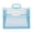 A, variant on Meiiso Portable Plastic Expandable File Folder, Vertical Blue Button Closure with Handle, 1-Piece, Document Bag, Fold Button, Office Organizer