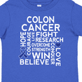 thumbnail image 4 of Inktastic Colon Cancer Awareness Ribbon Boys or Girls Toddler T-Shirt, 4 of 5