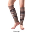 thumbnail image 4 of kurtrusly Fashionable Women Knee High Boot Socks Stay Warm And Stylish All Day Long Khaki, 4 of 6