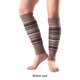 thumbnail image 2 of Jumpingount Calentadores de piernas sin pies de lana de punto étnicos a rayas de moda y versátiles para mujer transpirables Accesorios de calzado Caqui, 2 of 6
