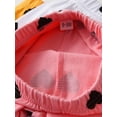 thumbnail image 6 of Infant Baby Girl Heart Shaped Pants Ribbed Casual Leggings White & Orange & Pink 3-6 Months, 6 of 6