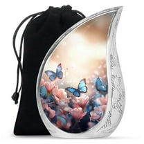 SUBSH Butterfly Cremation Urns For Women - Urns For Adults - Funeral Urn - 10 Inch - Urns For Cremation Ashes - Urn For Ashes For Women - Urns For Human Ashes - Funeral Urns For Ashes