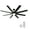 Black#77, variant on Tower Fan 52" Wood Ceiling Fan NO light, 3 Reversible Blades, with 6 Speeds Reversible DC Motor,Low Profile Ceiling Fan with no light for Living Room Kitchen Bedroom,Box Fan