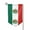 Sharp Corner, variant on Garden Flag Mexican Flag Double Sided Small Yard Holiday Garden Flag for Outside Decor 12.5x18 Inch Sharp Corner