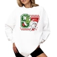 thumbnail image 2 of Six Seven Trendy Sweatshirt for Women, Men and Youth Trendy 6 7 Holiday Sweater White Sweatshirt Adult Large, 2 of 4