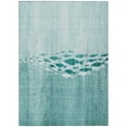 thumbnail image 2 of Addison Rugs Chantille Indoor/Outdoor Transitional Nautical Teal Washable Rectangle Rug, 3' x 5', 2 of 6