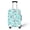 Aircraft Route Pattern Design, variant on HELLHERO Polyester Luggage Cover for Travel Protective Anti-stain Soft, British Flag Butterfly Design