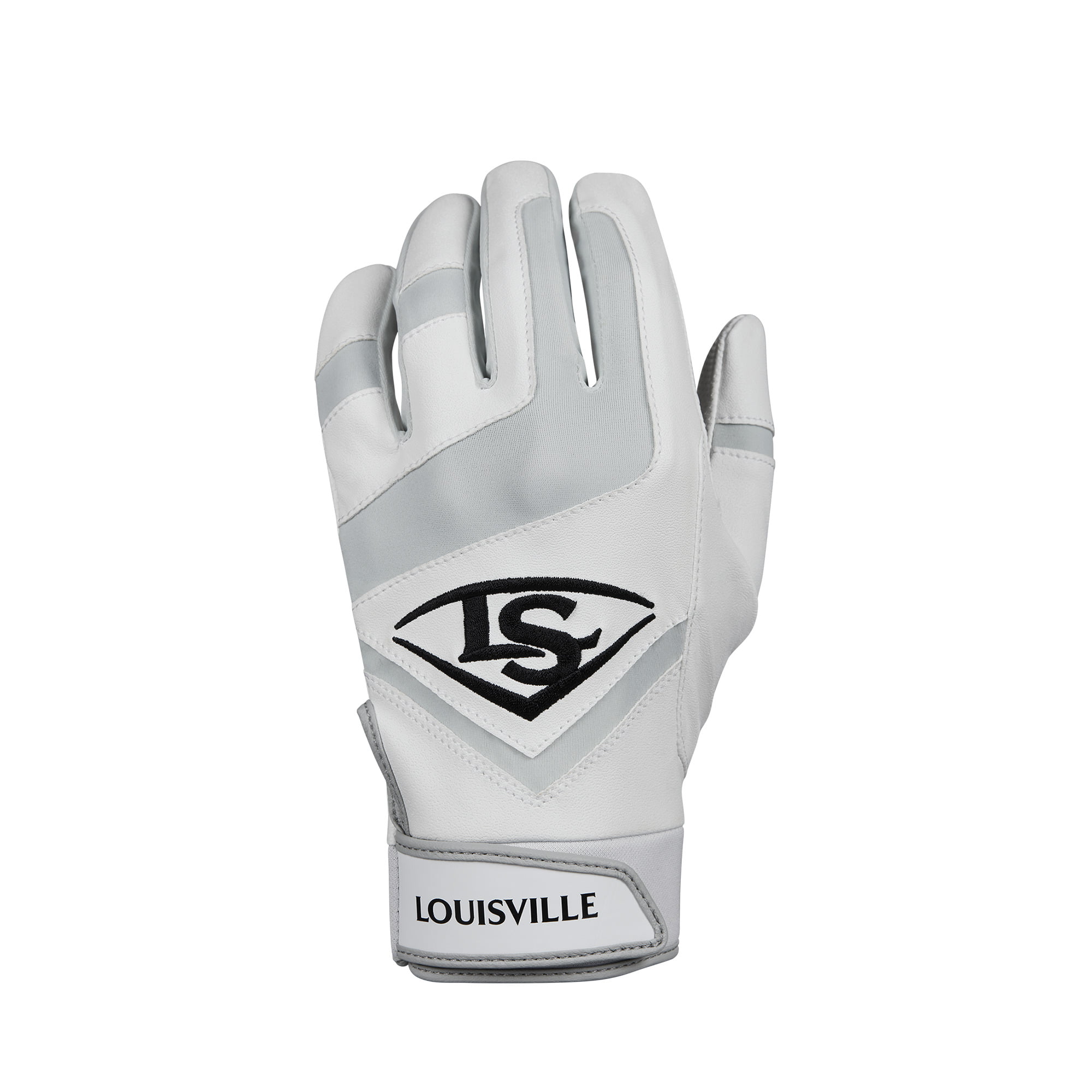 Louisville Slugger 1 Pair Batting Gloves Youth's White/Red New Large 