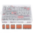 thumbnail image 2 of Fafeicy Wire Connectors,65 Pcs Wire Connector Assortment Pack Compact Splicing Connector Kit For Electrical Wires Solid Stranded Flexible Wires, 2 Port, 3 Port, 5 Port, 2 of 8