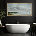 thumbnail image 5 of IDEA4WALL Extra Large Framed Canvas Print Wall Art Tranquil Landscape Soft Brushstroke Lake Scene Artwork Nature Vintage Fine Art Antique Retro Wall Decoration for Rooms Decor - 60"x30", 5 of 5
