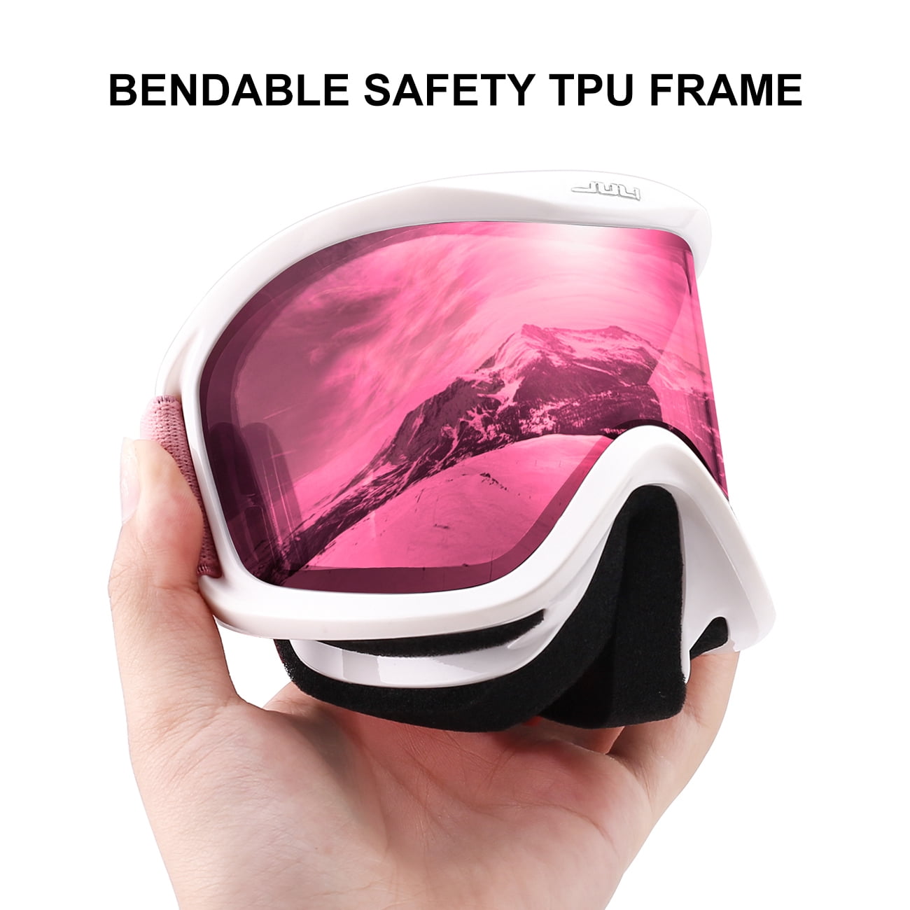 JULI Ski Goggles,Snow Snowboard Goggles for Men Women Snowmobile Skiing Skating BBS