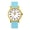 GL-Lightblue, variant on Original Nurse Watch For Medical Professionals & Students, Easy Read Dial, Military Time, Silicone Band, 3 ATM Water Resistant