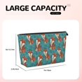 thumbnail image 4 of Makeup Bag - Tribal Fox Cosmetic Bag Portable Travel Toiletry Bag for Women Small Make Up Organizer Bag Zipper Pouch Travel Essentials, 4 of 8