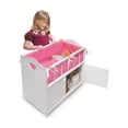 thumbnail image 4 of HomeStock Natural Beauty Doll Crib with Storage & Bedding Kit - 22"L x 12.25"W x 22"H - For Dolls Up to 22" - Includes Fabric Liner, Blanket, Pillow, and Personalization Kit, 4 of 9