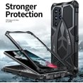thumbnail image 5 of for Samsung Galaxy s22 Ultra case (5G 6.8 inch 2022) Metal Rugged Heavy Duty The Inner Silicone  Cover with Camera Protection Shockproof Phone Case Funda Military Grade Black, 5 of 14