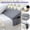 Gray, variant on Mattress Wedge Pillow, Back Support Pillow for Reading, Bed Gap Filler to Fill the Space Between Bed End and Wall(Gray-Short)