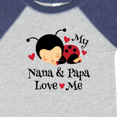 thumbnail image 4 of Inktastic Nana and Papa Love Me Baby Boys or Girls Baby Bodysuit, 4 of 5