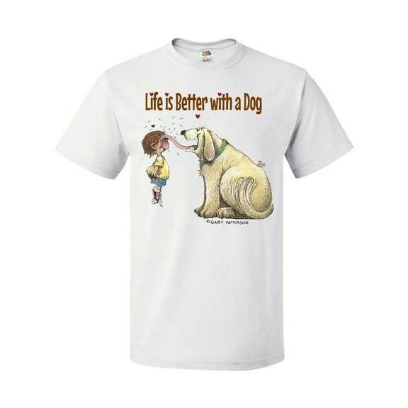 Inktastic Life is Better with a Dog T-Shirt