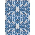 thumbnail image 1 of Ahgly Company Indoor Rectangle Patterned Jeans Blue Novelty Area Rugs, 3' x 5', 1 of 6