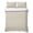 Ivory White, variant on Twin Quilt Set 68''x86'', Purple Mountain Lightweight Bedspread Coverlet Set with 2 Pillow Shams, Misty Forest Nature Woodland Pine Tree Landscape Breathable All Season Quilt Bedding for Dorm/Bedroom