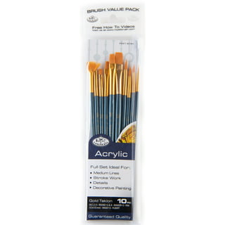 Incraftables Assorted Paint Brushes Set 25pcs. Craft Paint Brushes for  Acrylic, Oil and Watercolor