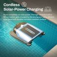 thumbnail image 3 of Betta Flex Solar-Powered Robotic Pool Skimmer – Cordless with Dual Cleaning Modes, Soft-Touch Pool Protection. Compatible with Infinity Edge, In-Ground & Above-Ground Pools (Blue), 3 of 9