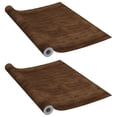 thumbnail image 2 of vidaXL Furniture Film Set of 2 Dark oak PVC 197 x 35.4 in, 2 of 7
