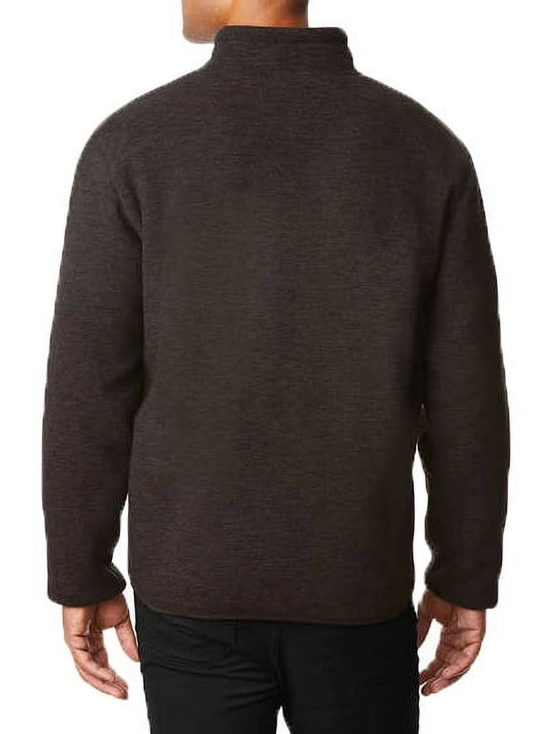 32 Degrees Men's Sherpa Lined Fleece Full Zip Jacket Sweater (X